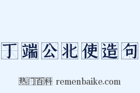 丁端公北使造句是什么意思的图片